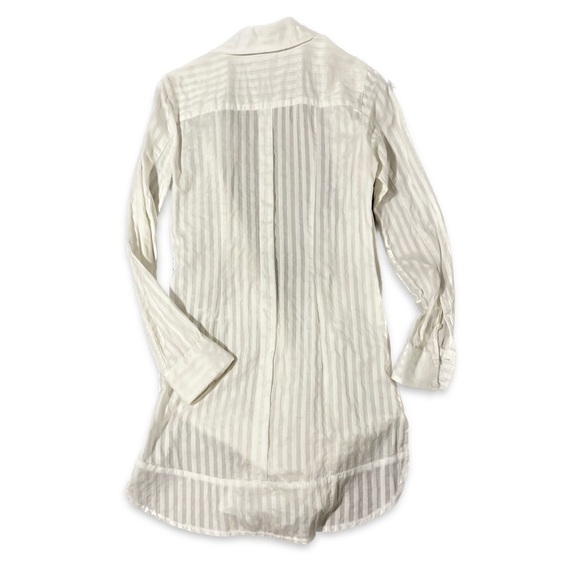 Zara White Shirt Dress, Size M - Picture 2 of 4